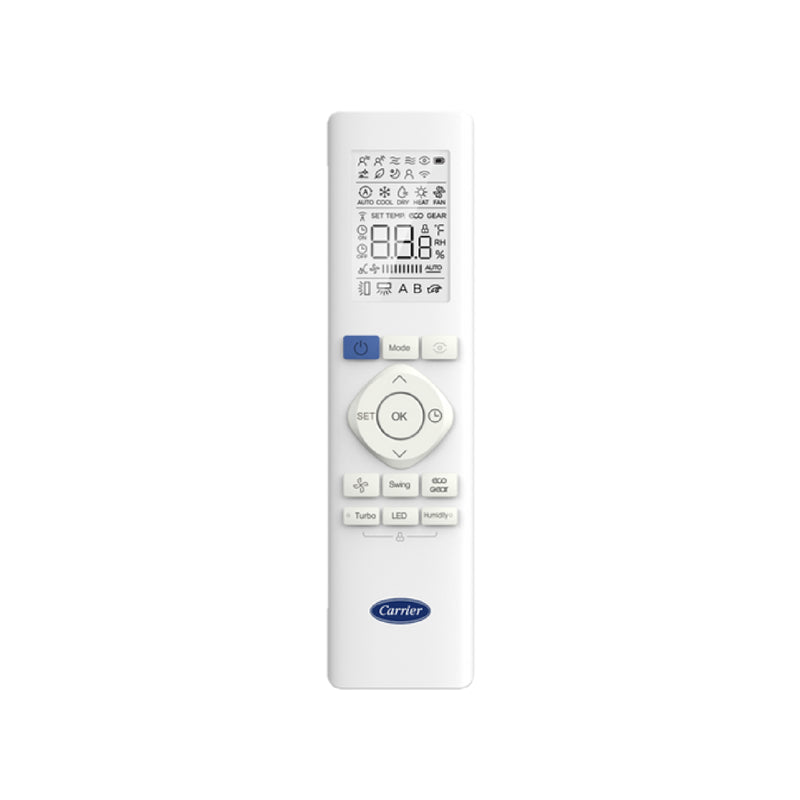 Carrier FP-53CEP009308 AURA 1.0HP Split Type Air Conditioner Remote