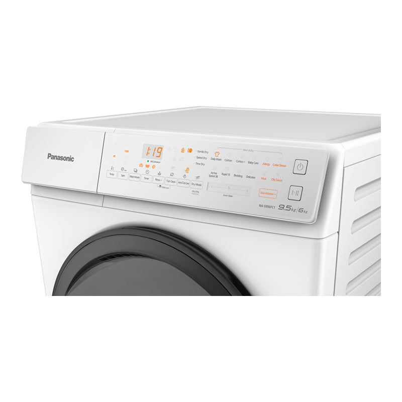 Panasonic NA-S956FC1WP 9.5kg Front Load Washer & 6kg Dryer
