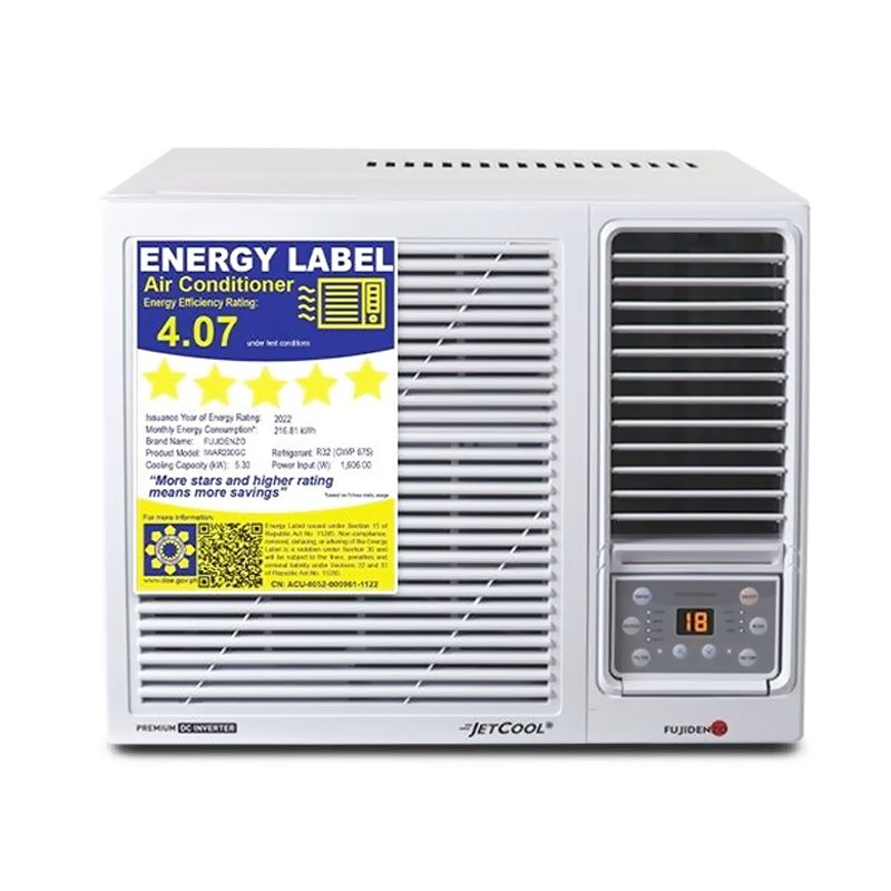 Fujidenzo IWAR-200GC 2.0HP Full DC Premium Inverter Window Type Air Co ...