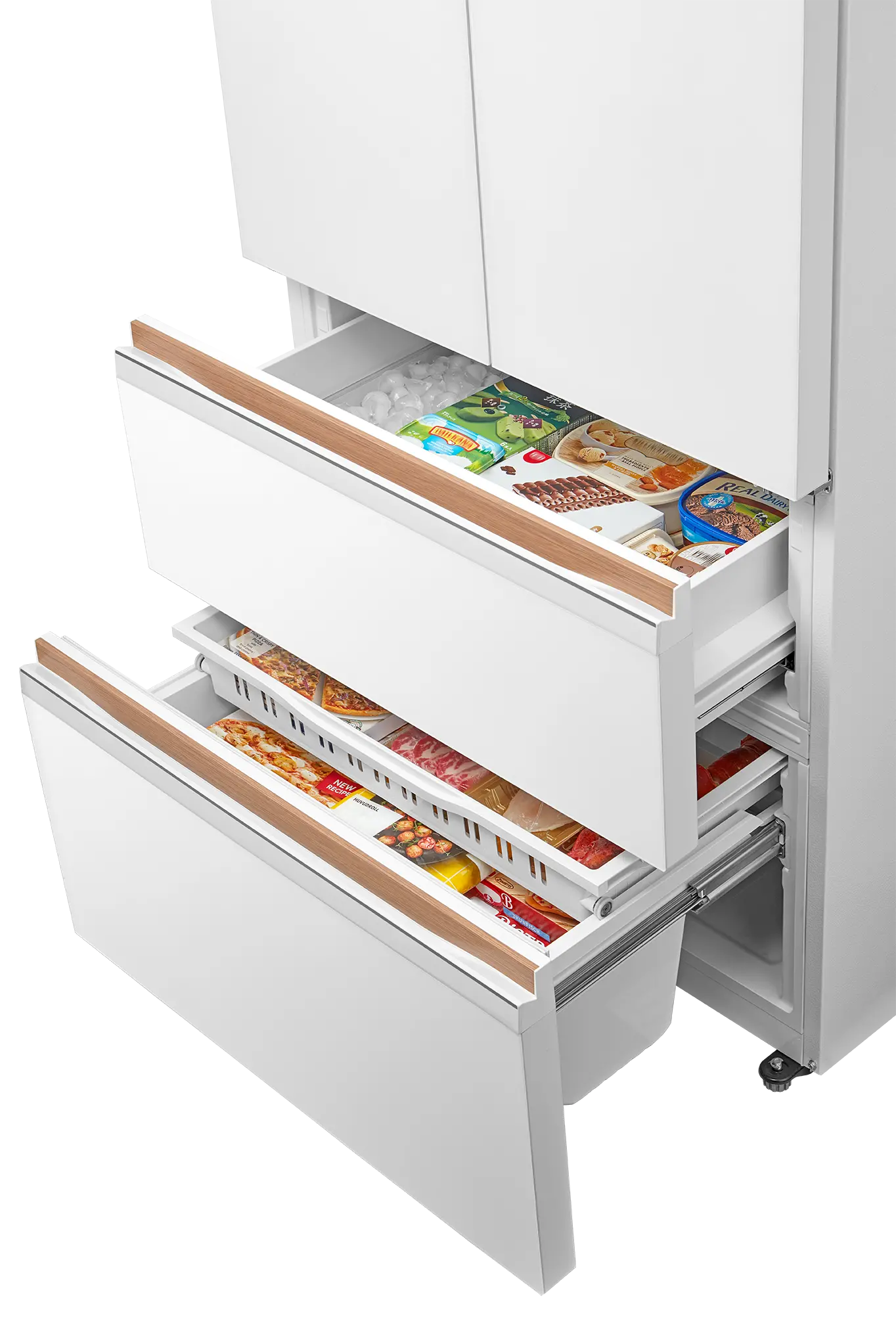 Toshiba GR-RF690WI-PGH 18.8 cuft French Door No Frost Inverter Refrigerator Japandi Series