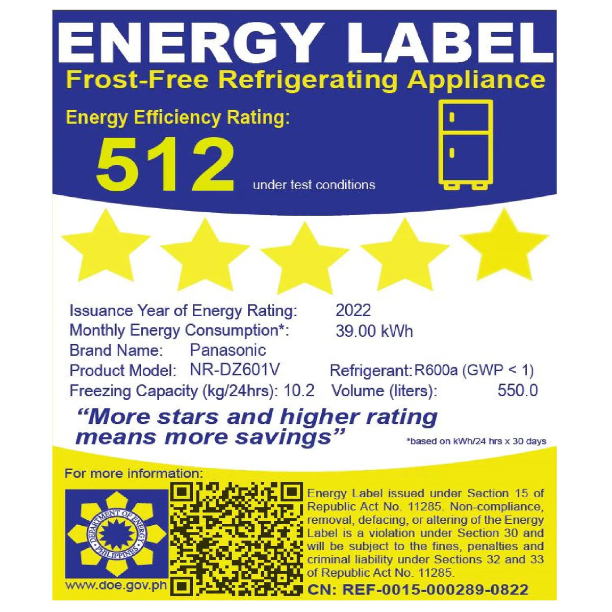 NR-DZ601VGKP 19.4CUFT 4 Door No Frost Inverter Refrigerator