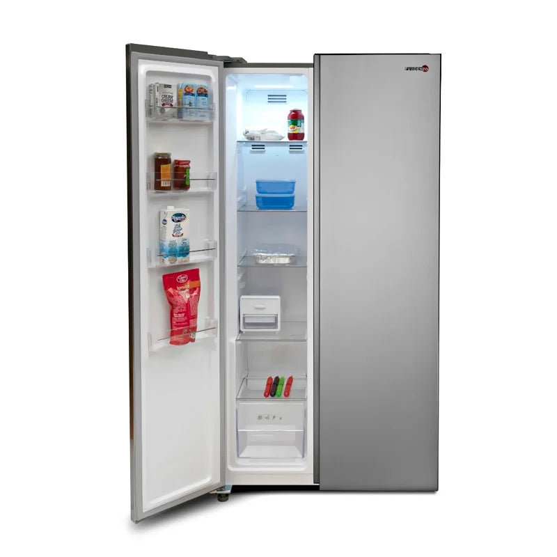Fujidenzo ISR-17WSS 17.0 cu.ft. Inverter Side by Side Refrigerator