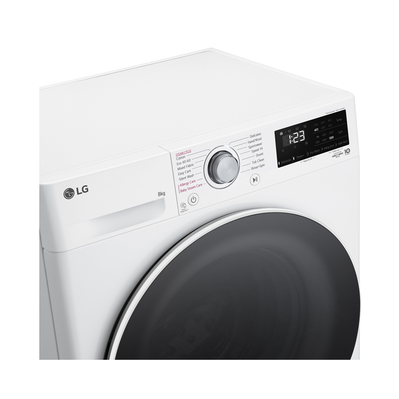 LG FV1208S5W 8kg Inverter Front Load Washing Machine