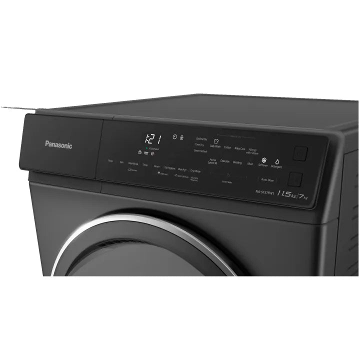Panasonic NA-S157FW1BP 11.5 kg Inverter Front Load Washer & 7kg Dryer