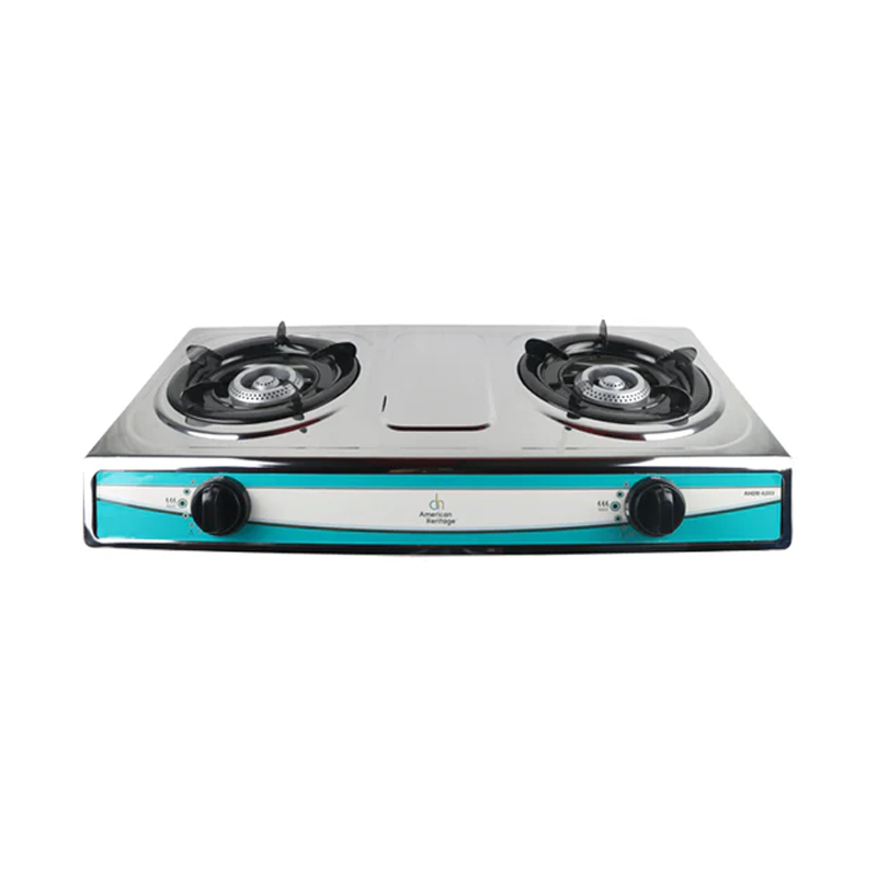American Heritage AHDB-6203 Double Burner Gas Stove