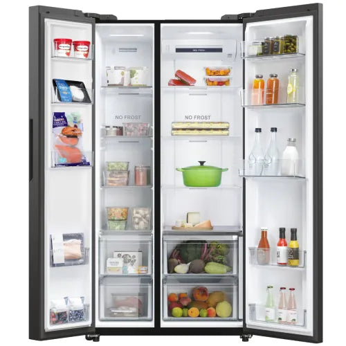 Haier HRF-IVS620MB 22.0 cuft Side by Side No Frost Twin Inverter Refrigerator
