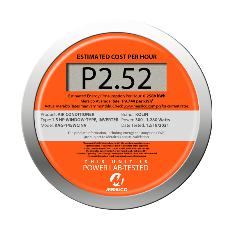 Kolin KAG-145WCINV 1.5HP Window Type Air Conditioner