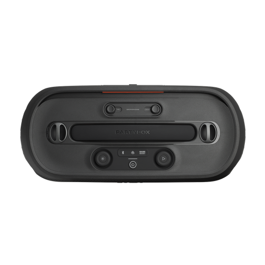 JBL Partybox On-The-Go 2 Portable Speaker with 2 Wireless Microphone, Handle & a Shoulder Strap