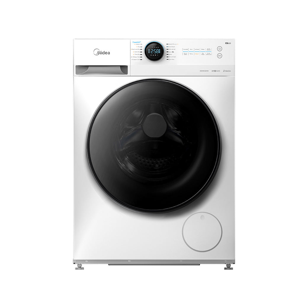 Midea MF200D100B 10kg Inverter Front Load Washer & 7kg Dryer
