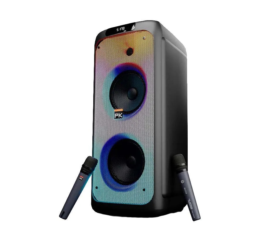 Platinum DK88 Portable Karaoke Speaker (w/ 2 wireless mics)