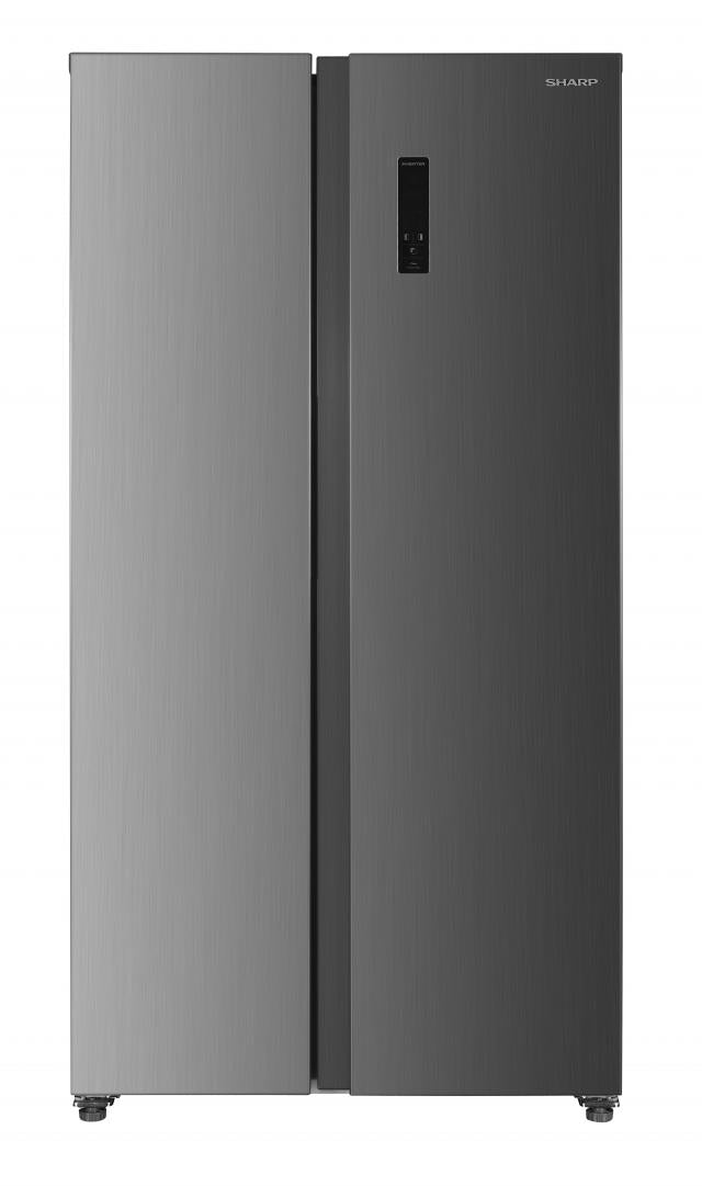 Sharp SJ-BLS20BVP-DS 18.8CUFT No Frost Side by Side Inverter Refrigerator