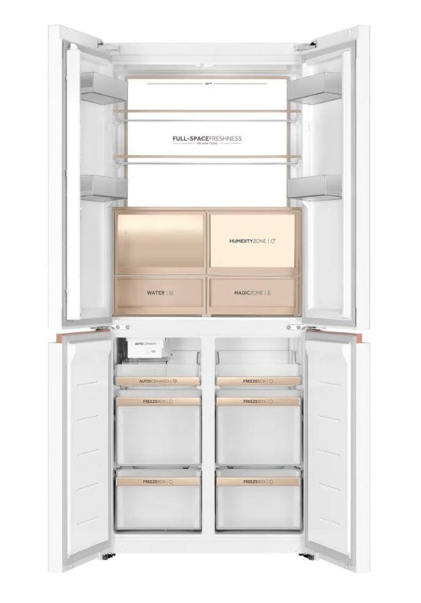 Haier HRF-IVT600GWIU1 17.2 CUFT Fit Freely Series Inverter Multi Door Refrigerator