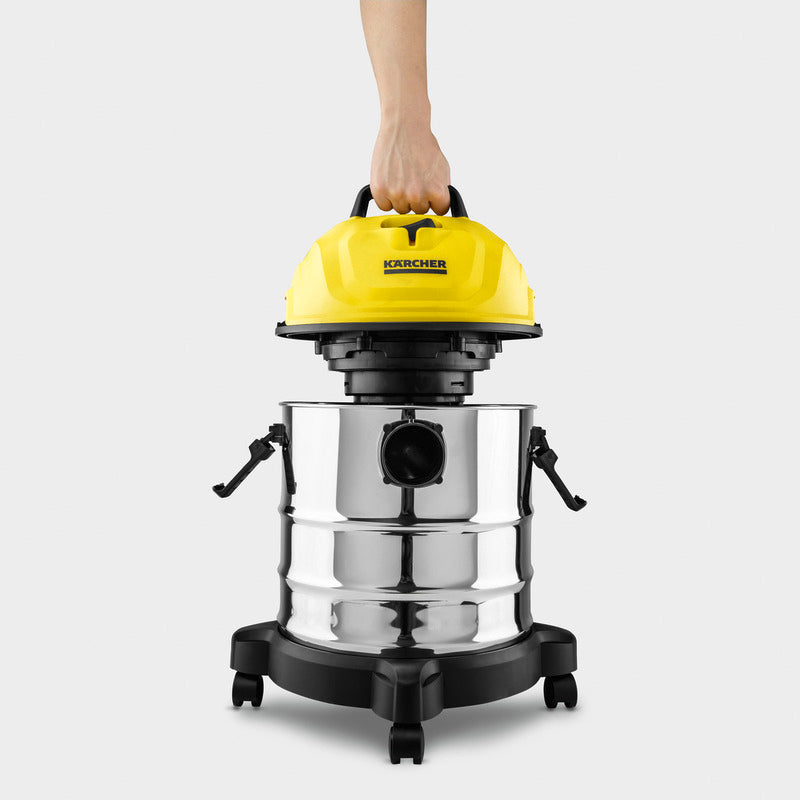 Karcher WDS 1 CLASSIC Wet and Dry Vacuum Cleaner (Stainless)