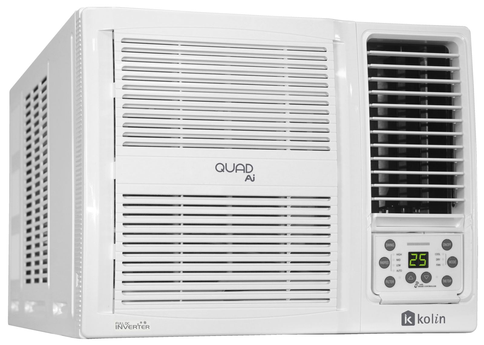 Kolin KA-100GQAIINV32 1.0HP Quad AI Series Full DC Inverter Window Type Air Conditioner - 2026 Model