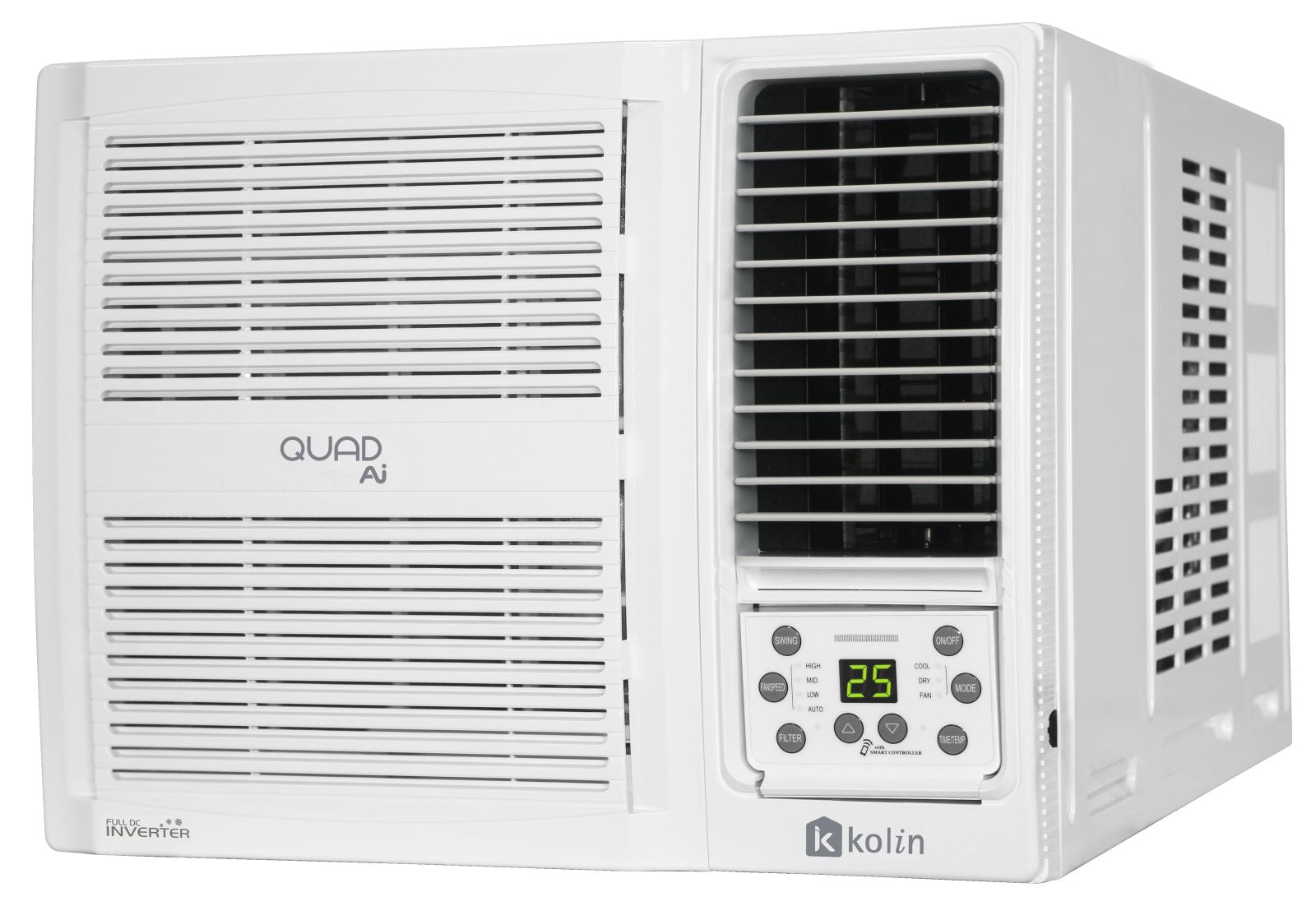Kolin KA-100GQAIINV32 1.0HP Quad AI Series Full DC Inverter Window Type Air Conditioner - 2026 Model